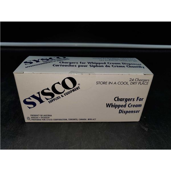 Sysco Chargers for Whipped Cream Dispenser (24 chargers)