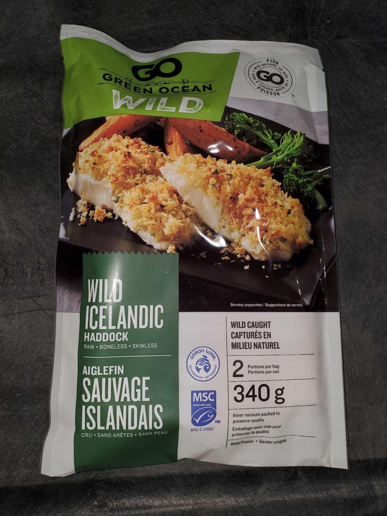 Go Green Ocean Wild Icelandic Haddock 2x 340g