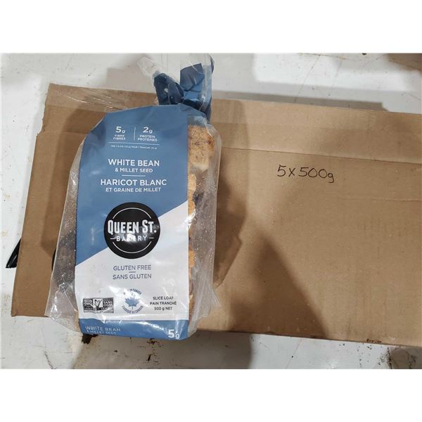 Queen St White Bean & Millet Bread 5X500g - Gluten Free