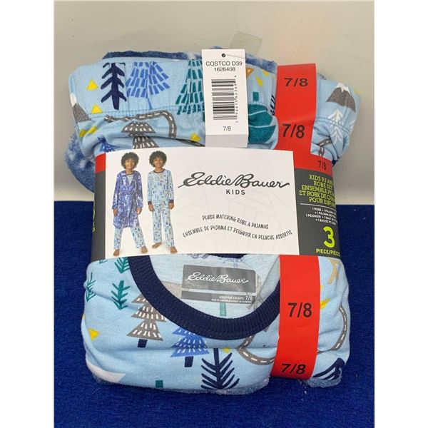 Eddie bauer Kids size 7/8 Pajamas and Robe