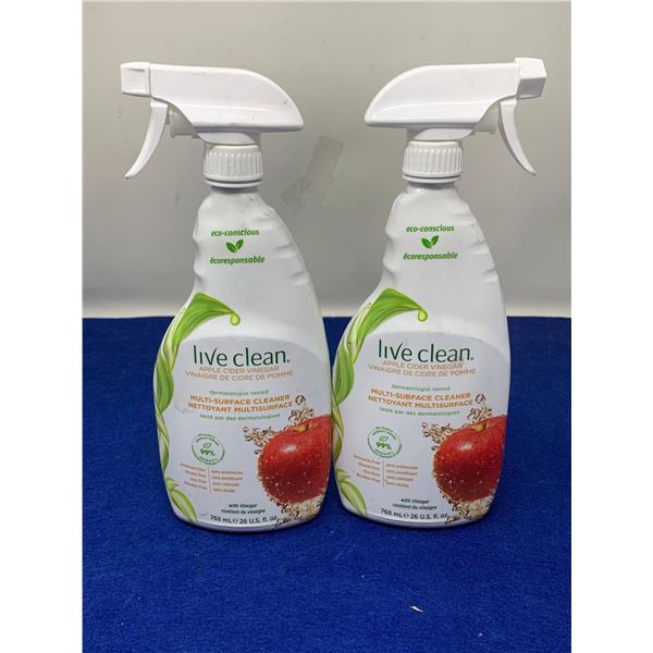 Live Clean Apple Cider Vinegar cleaner 2 x 768ml