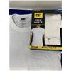 Image 2 : Cat Athletic Fit Crew Whitre Mens T Shirts Medium Lot of 4