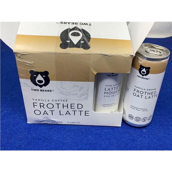 Two Bears Froth Oat Latte Valilla Coffee Case 6 x 207ml