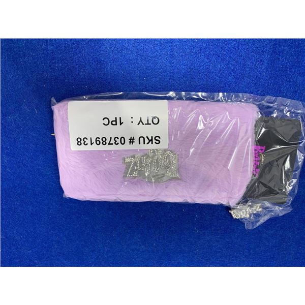 Brattz Fuzzy Pink Girls Wallet