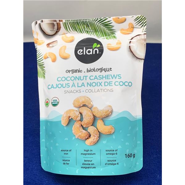 Elan Organic Coconut Cashews 160g