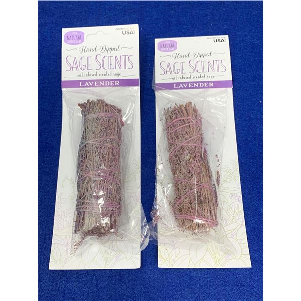 Hand Dipped Sage Scents Lavender x 2