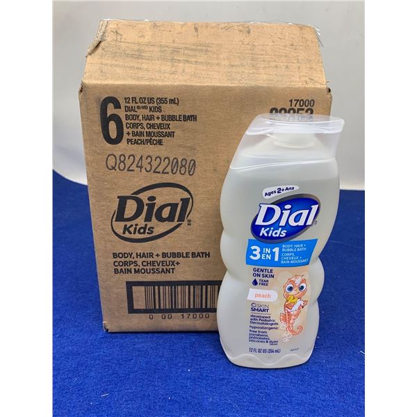 Dial 3 in 1 Body & Hair wash Case of 6 x 354ml