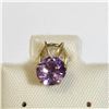 Image 1 : 14K Yellow Gold Amethyst(0.78ct) Pendant, Made in Canada, Suggested Retail Value $240