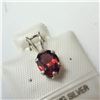 Image 2 : Silver Garnet(1.27ct) Pendant, Made in Canada, Suggested Retail Value $120