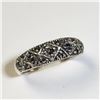 Image 2 : Silver Marcasite Ring, Suggested Retail Value $80
