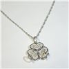 Image 2 : Silver 3 Separable Friend Pendant With Chain Necklace, Suggested Retail Value $80