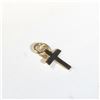 Image 2 : 10K Yellow Gold Baby Cross 0.06G Pendant, Suggested Retail Value $40