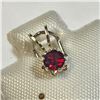 Image 2 : Silver Garnet Pendant, Made in Canada, Suggested Retail Value $60