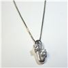 Image 2 : Silver Cz 20" Necklace, Suggested Retail Value $140