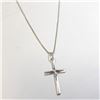 Image 2 : Silver Cross 20" Necklace, Suggested Retail Value $60