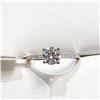 Image 1 : Ladies 10 K White Gold .90 Carat Moisanite Solitaire Ring Apprasial 1350.00
