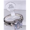 Image 3 : Ladies 1.1 Carat Brillient Cut Solitaire .925 Silver Size 7 engagement ring