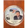 Image 1 : John F. Kennedy 1961-1963, 35th President of the USA Commemorative Cased Coin