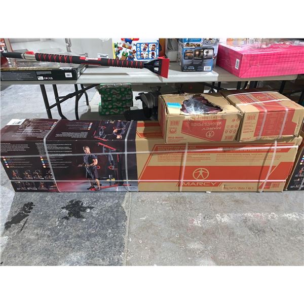 Marcy Multifunctional Home Gym comes with 2 boxes of MWM-7119 Weights MISSING Box # 3 of 3