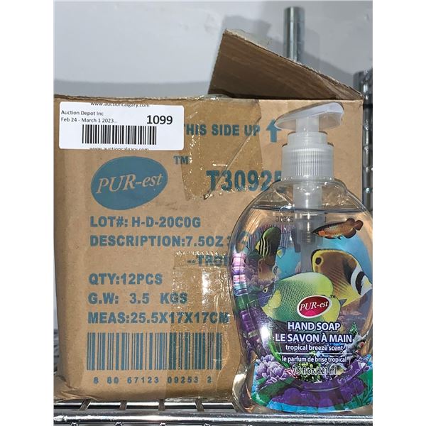 Pur-est Hand Soap Tropical Breeze Scent 221ml x 12