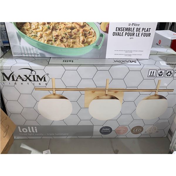 Maxim Lighting Lolli 3 Light Vanity