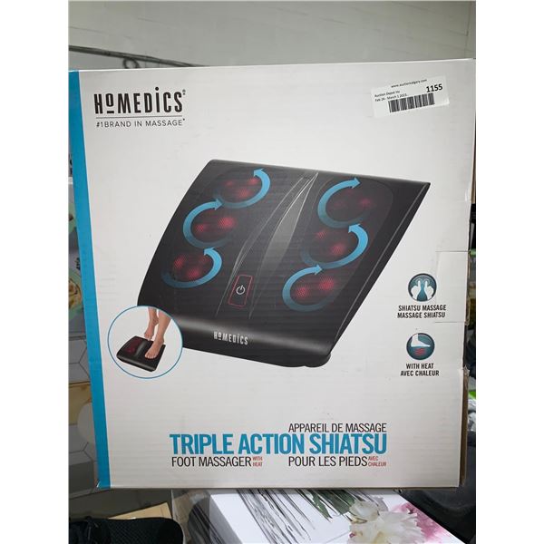 Homedics Triple Action Shiatsu Foot Massager