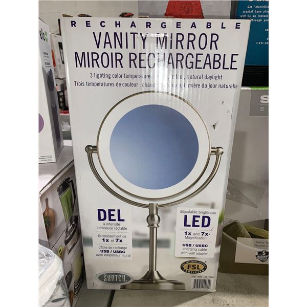 Rechargeable LED Vanity Mirror