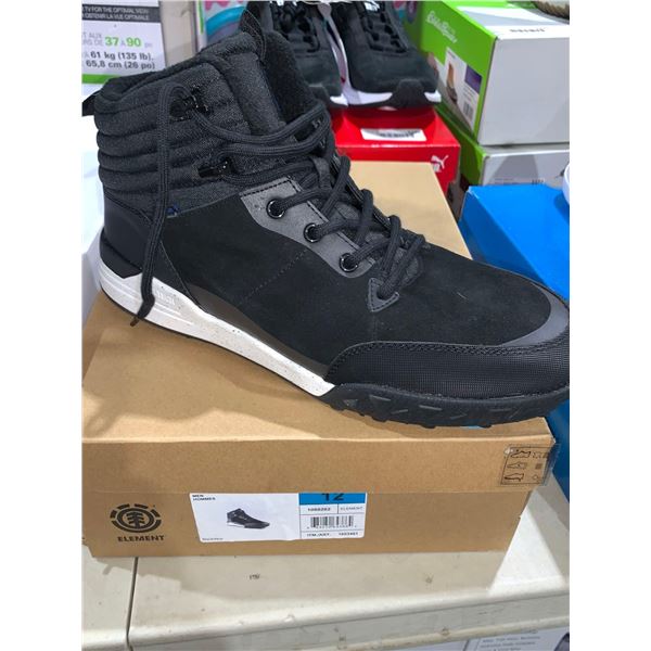 Elements Men's Mid High Black Size 12