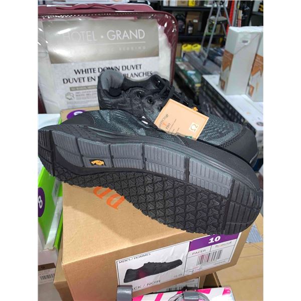 Prospector Pro Steel toe Safety Shoes Black Pacer Size 10 men's