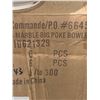 Image 2 : Stokes Marble Big Poke Bowl 8"  case of 6