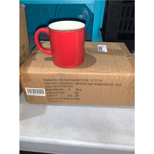 Stokes Vintage Style Red Cup 100oz Case of 6
