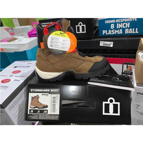 Rideicon StormHawk Motorcycle Boot Brown Men's Size 10