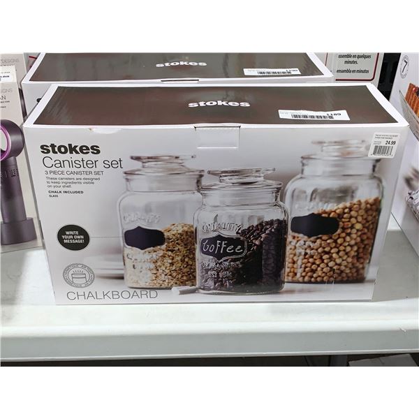 Stokes Canister Set 3pc Canister Set