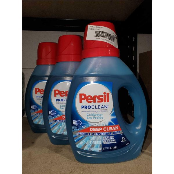 Persil Pro Clean deep Clean Laundry Detergent 3x1.18L