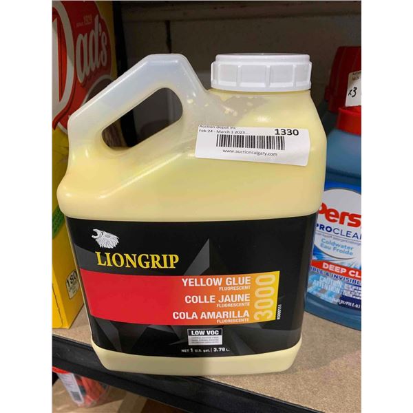 Liongrip Yellow Glue Fluorescent 3.78L