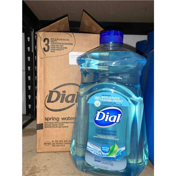 Dial Hydrating Antibacterial Hand Soap 3x1.53L Refill