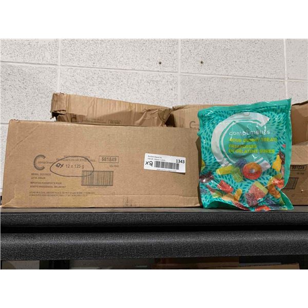 Compliments Sour Gummy Treats 2x (12x125G)