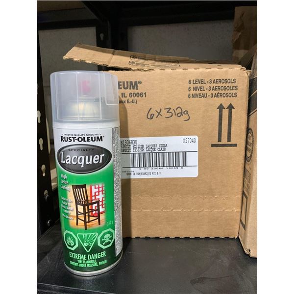 Rust-O-Oleum Lacquer Spray Paint 6x312g