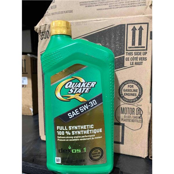 Quaker State SAE 5W-30 Full Synthetic motor Oil 6x946ml