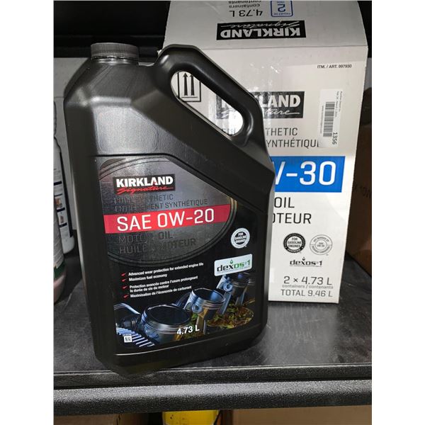 Kirkland SAE 0W-20 Full Synthetic Motor Oil 2x4.73L