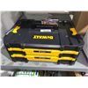 Image 1 : NEW DeWalt T Stak Tool Storage Organizer, Double Drawers (DWST17804) , Black