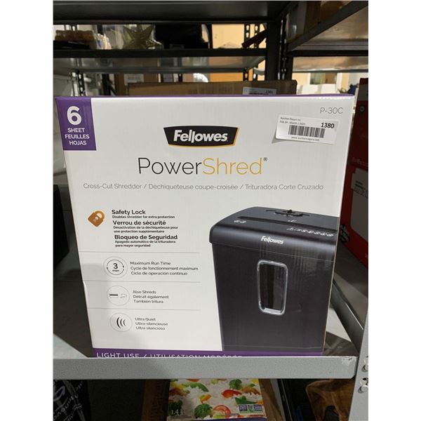 NEW - Fellows Electric Power Shredder