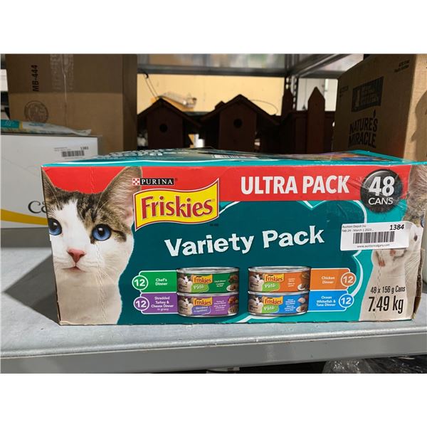 Friskies Variety Pack Wet Cat Food 48x156g