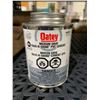 Image 2 : Lot of 10 Oatey medium Gray Rain-R-Shine PVC Cement 10x237ml