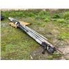 Image 2 : PALLET OF ASSORTED 22' & UNDER STEEL STOCK, ASSORTED PLASTIC PIPE & ALUMINUM POLES