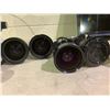 Image 2 : 4 ASSORTED OPTICAL LENSES (1 HAS CRACKED GLASS ON EYE VIEWER)