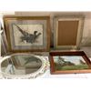 Image 2 : ASSORTED ITEMS INCLUDING; DECOR, FRAMED ART & FRAMED MIRROR