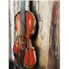 Image 2 : MODERN VIBES ART PIECE- METAL 3D VIOLIN- APPROX 3'X2'- INCLUDES MOUNTING HARDWARE