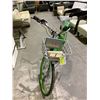 Image 2 : LIME GREEN & YELLOW E-BIKE WITH BATTERY, KEY & CHARGER