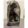 Image 1 : AMETHYST CATHEDRAL GEODE 30KG RETAIL $8998.51 APPROX 1'7X 9"X 8"